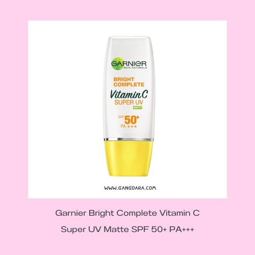 กันแดดลดสิว Garnier Bright Complete Vitamin C Super UV Matte