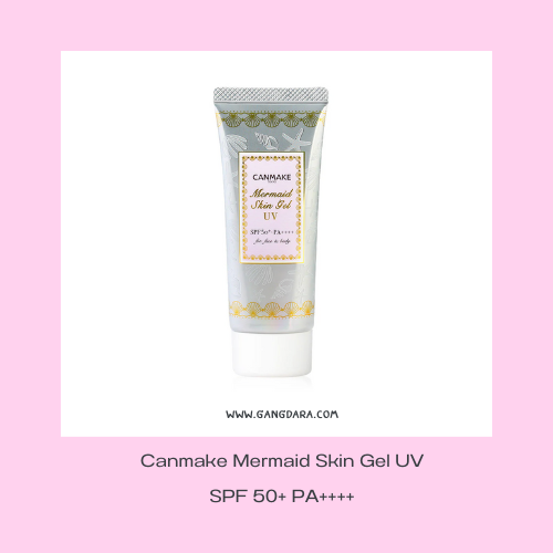 กันแดดสําหรับผิวมันเป็นสิวแพ้ง่าย Canmake Mermaid Skin Gel UV SPF 50+ PA++++