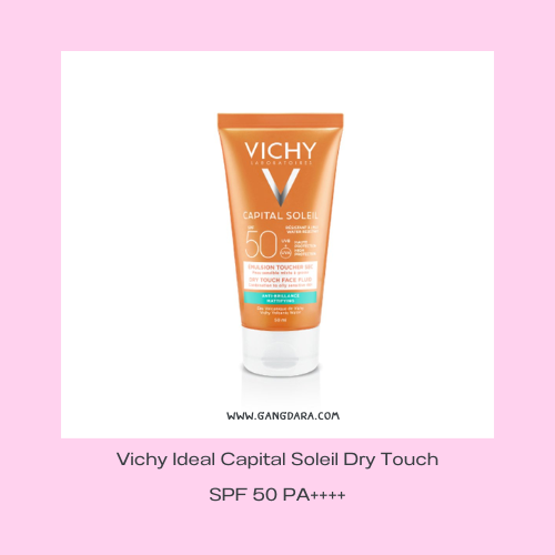 กันแดดสําหรับผิวมันแพ้ง่าย Vichy Ideal Capital Soleil Dry Touch SPF 50 PA++++