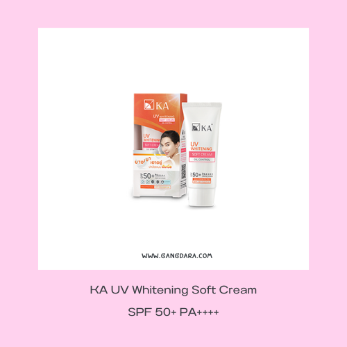 กันแดดหน้าไม่มัน KA UV Whitening Soft Cream SPF 50+ PA++++