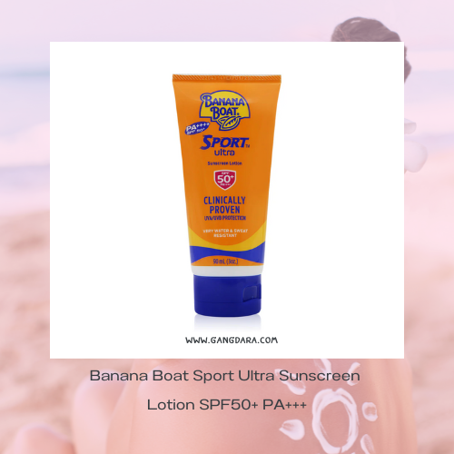 ครีมกันแดดทาตัวไม่เหนียว Banana Boat Sport Ultra Sunscreen