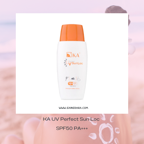 แนะนำครีมกันแดดทาตัว KA UV Perfect Sun Loc