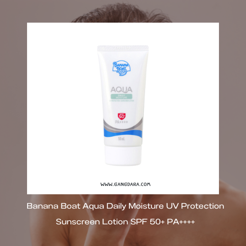 กันแดดทาหน้าผู้ชาย Banana Boat Aqua Daily Moisture UV Protection Sunscreen Lotion