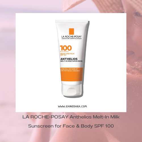 ครีมกันแดด spf 100 LA ROCHE-POSAY Anthelios Melt-In Milk Sunscreen for Face & Body