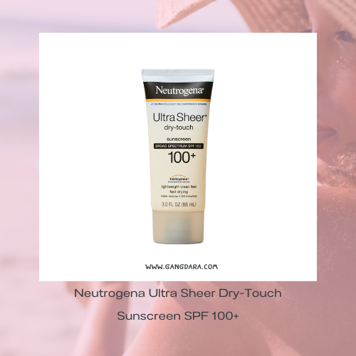 ครีมกันแดด spf 100 Neutrogena Ultra Sheer Dry-Touch Sunscreen