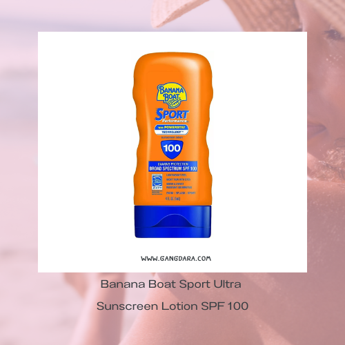 ครีมกันแดดทาตัว spf 100 Banana Boat Sport Ultra Sunscreen Lotion SPF 100