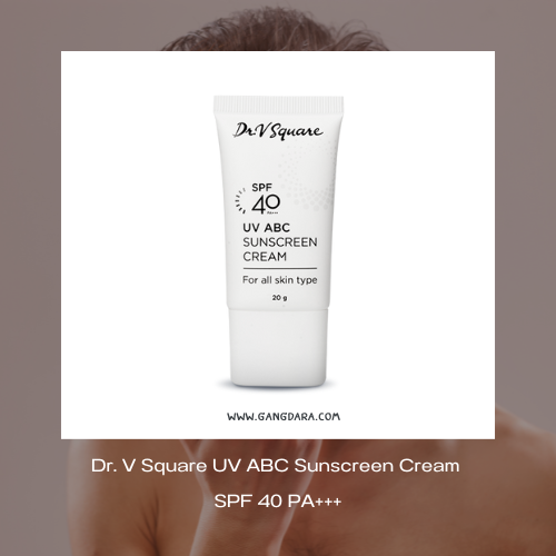 ครีมกันแดดผู้ชาย Dr. V Square UV ABC Sunscreen Cream