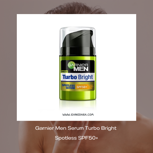 แนะนําครีมกันแดดทาหน้าผู้ชาย Garnier Men Serum Turbo Bright Spotless