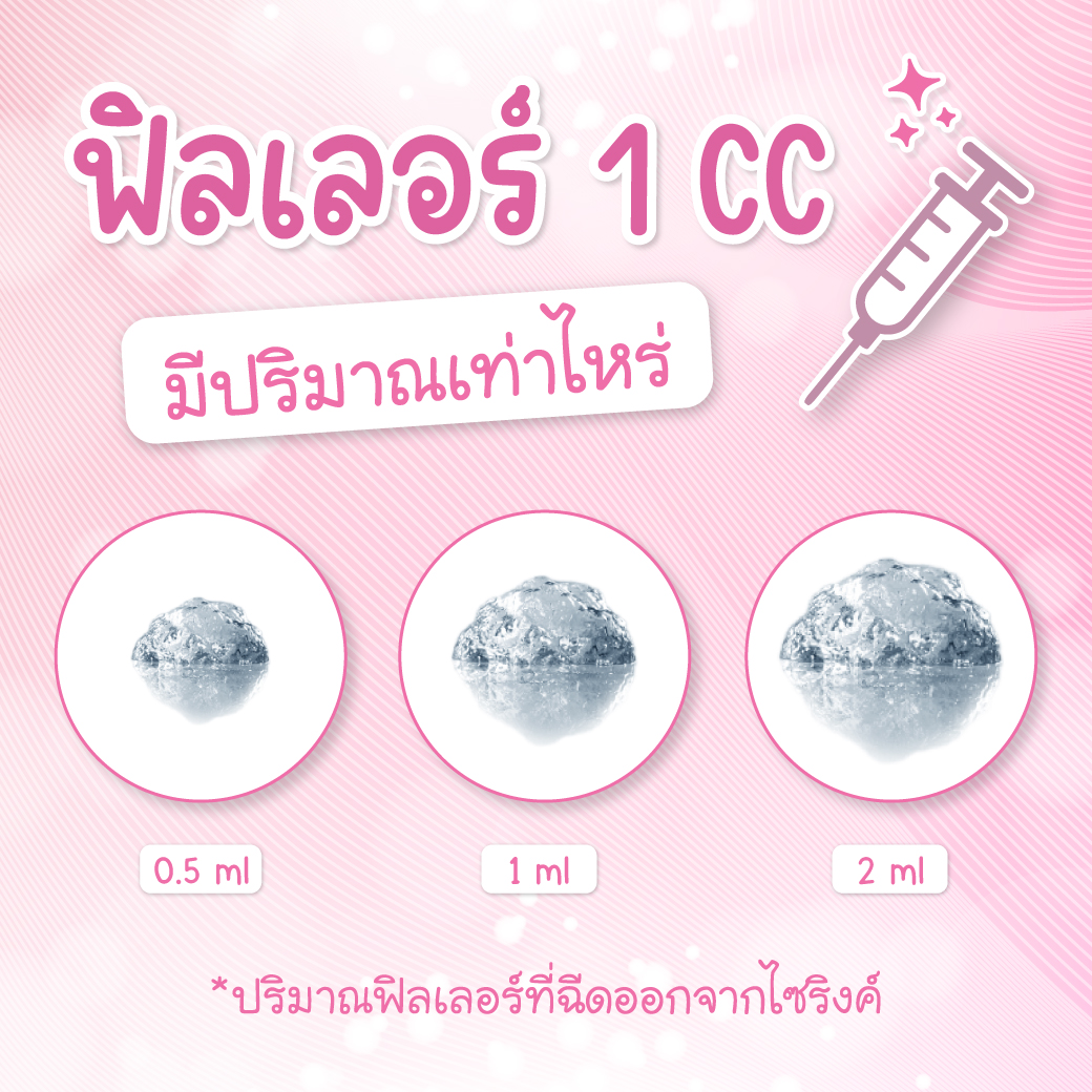 ปริมาณฟิลเลอร์ 1 CC